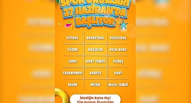 Büyükşehir spor okulları başlıyor