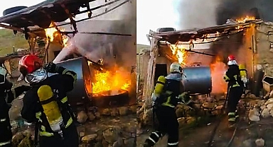 Haliliye'de ev yangını korkuttu