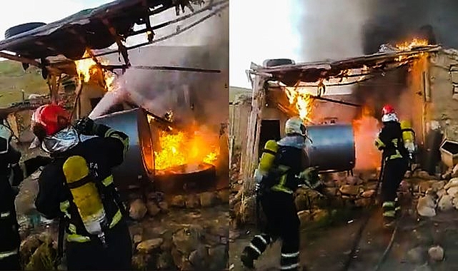 Haliliye'de ev yangını korkuttu