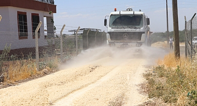 Karaköprü kırsalında çalışmalar devam ediyor 