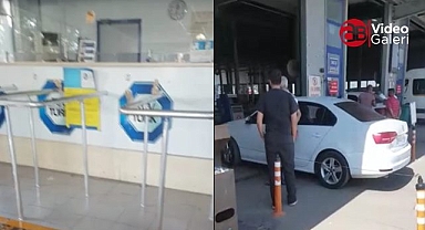 Şanlıurfa’da araç muayene istasyonunda rezalet