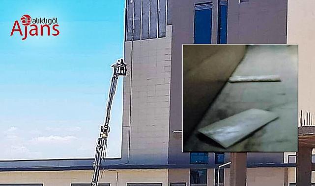 Şanlıurfa’da geçen yıl hizmete giren hastane binası dökülmeye başladı