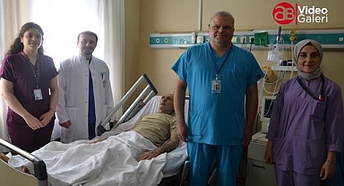 Şanlıurfa’da takılan yapay damar ile hayat buldu