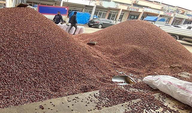 Şanlıurfa Şıracılar Pazarında fıstık fiyatları