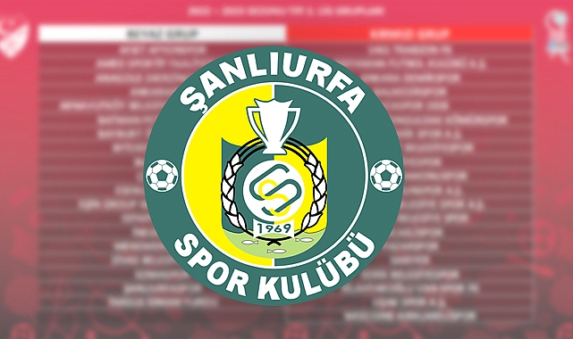 Şanlıurfaspor'un grubu belli oldu