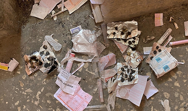 Şehrin göbeğinde uyuşturucu partisi