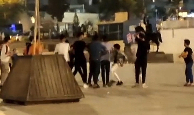 Topçu Meydanında Suriyeli kavgası