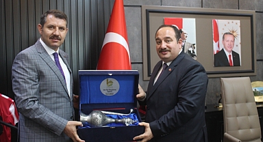 Vali Ayhan, Viranşehir Belediyesini ziyaret etti