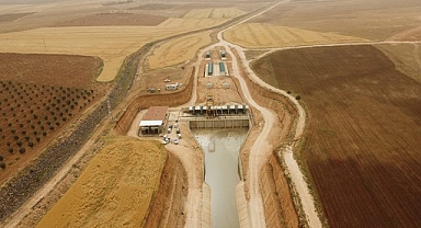Viranşehir Pompaj Sulaması Projesinde test suyu bırakıldı