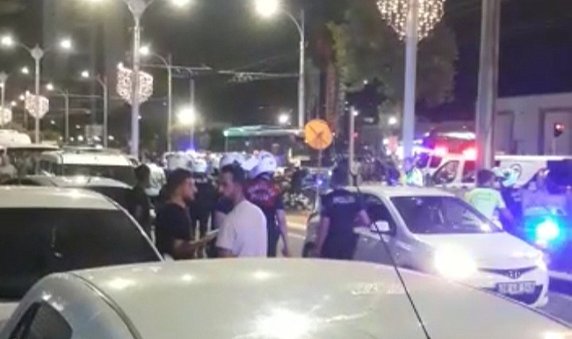 Atatürk Bulvarında olaylı gece