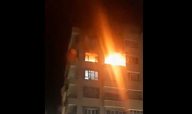 Bahçelievler mahallesinde büyük yangın!