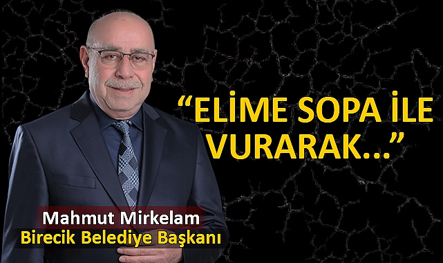 Birecik belediye başkanından haber yapan gazeteciye tokat