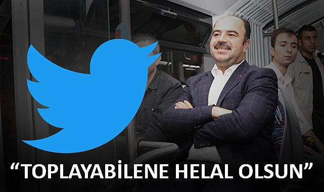 Eleştiri tweeti atan Çiftçi'ye trambüs hatırlatması