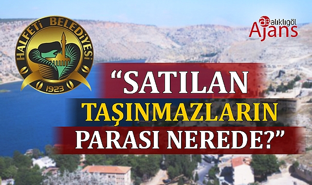 Halfeti Belediyesiyle ilgili çarpıcı iddia