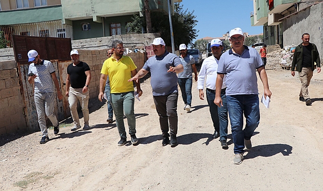 Hürriyet mahallesinde yollar yeniden inşa edilecek