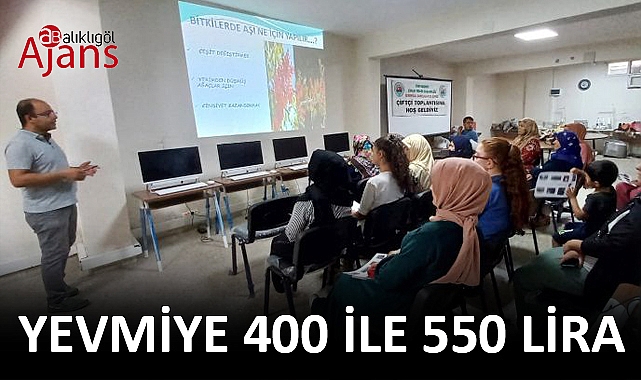 Şanlıurfa'da kadın çiftçilere eğitim