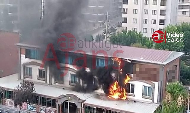 Şanlıurfa'da restoran yangını!