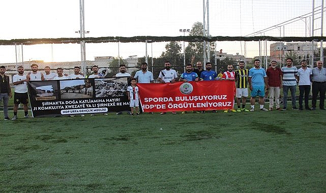 Şanlıurfa'da uyuşturucuya karşı futbol turnuvası düzenleniyor