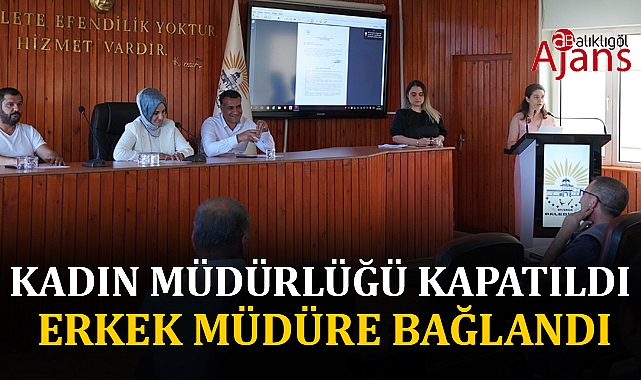 Siverek Belediyesinde 'kadın' işlerine 'erkek' müdür