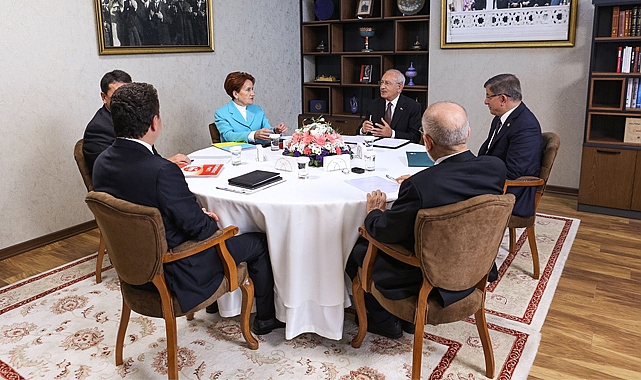 6 parti liderinden 'ortak cumhurbaşkanı adayı' açıklaması