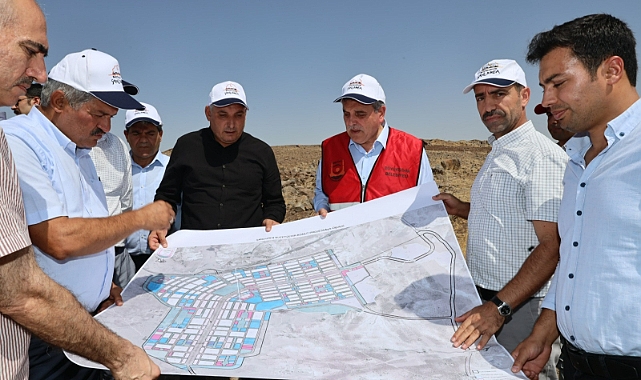 Büyükşehir Belediyesi Kuzey Şehir Konut Projesi için yol çalışmasına başladı