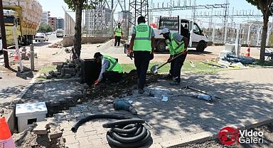 Büyükşehir’den Siverek’te trafik sinyalizasyon çalışması