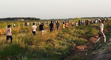 Eyyübiye'de sulama kanalına düşen çocuk akıntıya kapıldı