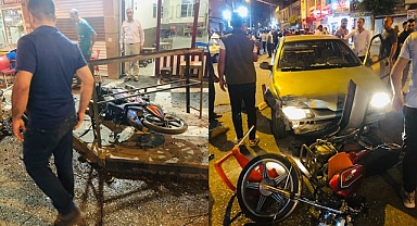 Fren yerine gaza basınca ortalık savaş alanına döndü