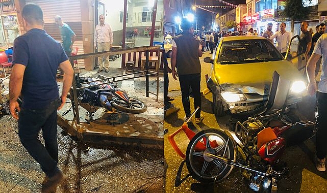 Fren yerine gaza basınca ortalık savaş alanına döndü