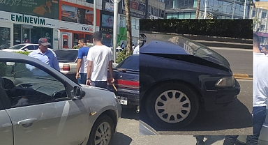 Haliliye'de üç araç birbirine girdi 