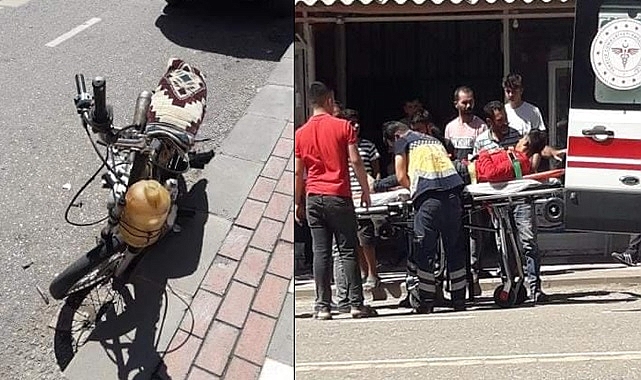 Hilvan'da trafik kazası! 1  yaralı