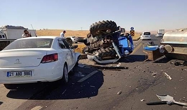 Şanlıurfa'da feci kaza! Ortalık savaş alanına döndü