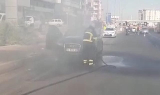 Şehrin göbeğinde aniden yanmaya başladı