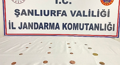 Urfa'nın ilçesinde tarihi eser ele geçirildi