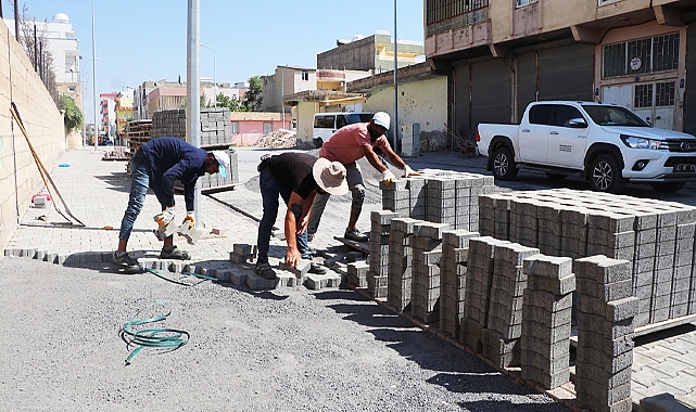 Viranşehir’de üst yapı çalışmaları devam ediyor
