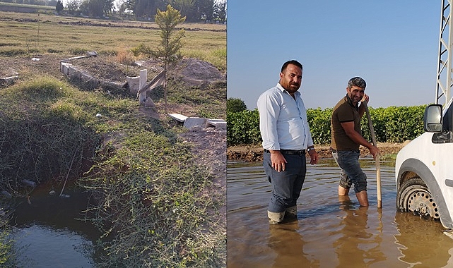 Yükselen taban suyu köyü yaşanılmaz hale getirdi