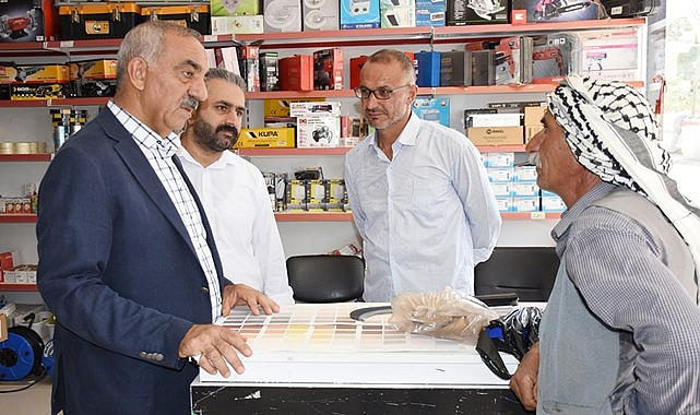 Başkan Bayık, Ahilik Haftası kapsamında esnafı ziyaret etti