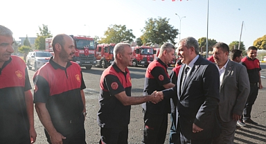 Başkan Beyazgül ‘İtfaiyecilik Haftası’nda itfaiye erleriyle buluştu