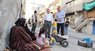 Başkan Kuş kapı kapı dolaşıyor