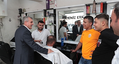 Beyazgül, esnaf ve mahalle ziyaretlerini sürdürüyor