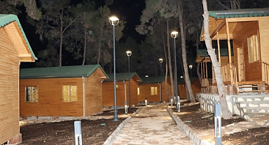 Bungalov evler açılışa hazır