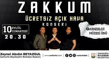Büyükşehir Yaz Konserleri Zakkum'la devam ediyor