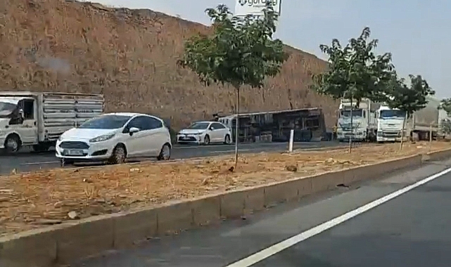 Diyarbakır yolunda kaza! Sürücü yaralandı