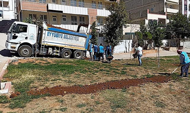 Eyyübiye'de yeşil alanların sayısı artıyor