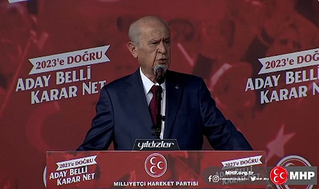 MHP lideri Devlet Bahçeli: Adayımız nettir