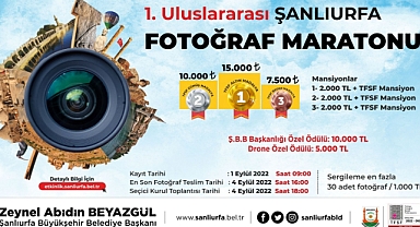 Şanlıurfa’da fotoğraf maratonu başlıyor