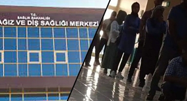 Siverek'te hastalar uzun kuyruk oluşturdu 