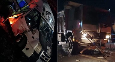 Siverek'te kamyon ve minibüs çarpıştı!