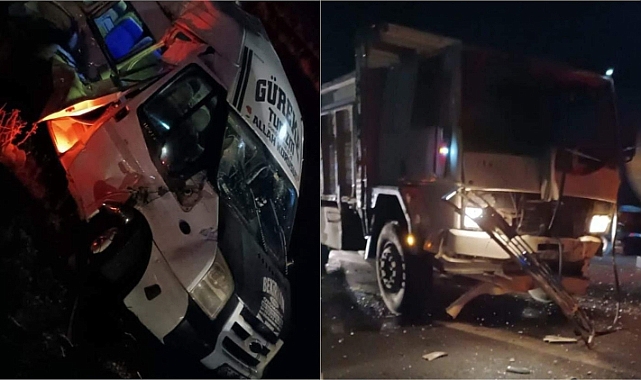 Siverek'te kamyon ve minibüs çarpıştı!