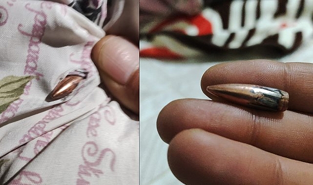 Suriye'den gelen mermi damda yatan vatandaşın yastığına isabet etti